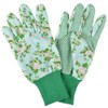 Esschert Design Outdoor Garden Gloves with Rose Print – 12