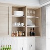 jkxoo 2Pack Expandable Closet Tension Shelves Organizers, Adjustable Wall Mounted