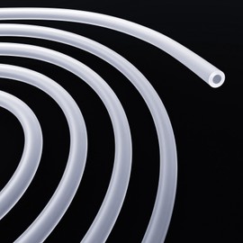 XINKYD PTFE Tube, 2 Meter 3D Printer 4mm PTFE Teflon Tube 2 Meter Teflon Tube Accessories for 3D Printer Extruder for 1.75 mm 3D Printer Filament (2 Meter PTFE + PC4-M6 + PC4-M10)