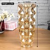 GIDARY Flower Vase,Tall Vase,Large Vase, Clear Glass Vase, H 10