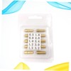 TEHAUX 20pcs Brass Rotary Tool Collet Compatible with Electric Drill