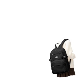 Lightweight Black Backpack for College & High School Backpack With Lots of Pockets Cute School Bag for Girls Boys, Large Capacity Bookbag for Women Men, Waterproof Teens Casual Daypack Backpack