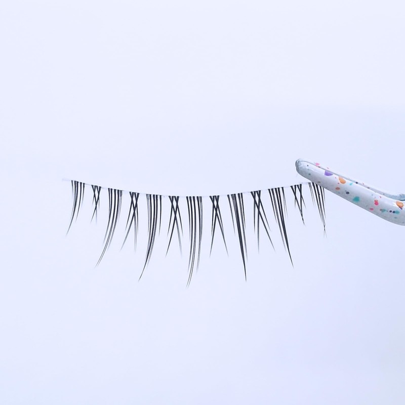 BARCHID 8D18 False Eyelashes, Transparent Axis Handmade False Eyelashes, Popular