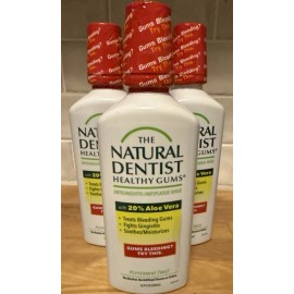 Natural Dentist (3) Natural Dentist Healthy Gums Antigingivitis Rinse Peppermint Twist 16.9 oz