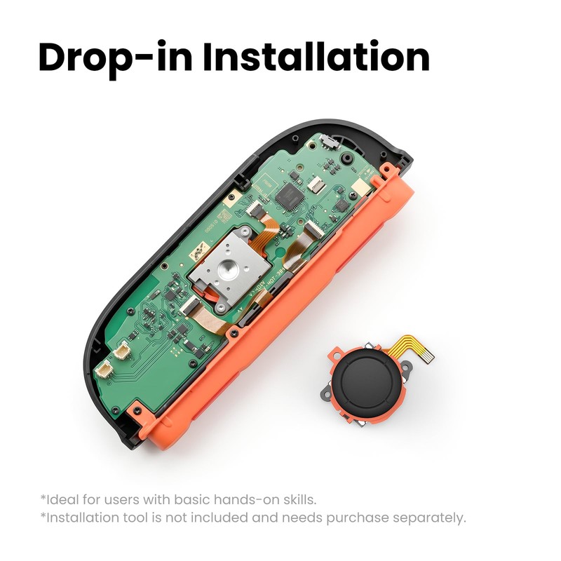 GuliKit Joystick Replacement for Switch 2, Anti-Drift TMR Magnetic 3D