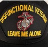Dysfunctional Veteran Hat Black Ball Cap MC (Mesh Back Trucker,
