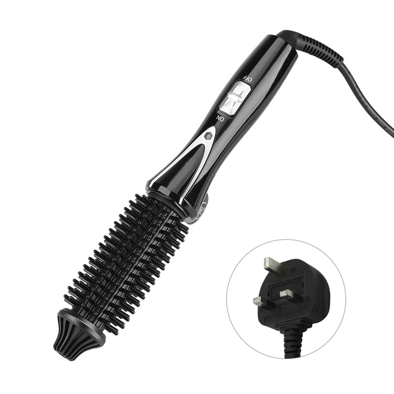 Ceramic Tourmaline Foldable Anion Hair Brush Curler Hair Curling Iron