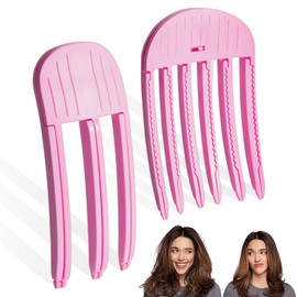 Hair Volume Clip, Wind Shaping Styling Comb for Fluffy Bangs, Volume Clips for Roots Volume, Volumizing Hair Clips for All Hair Types, No-Trace Hair Root Lifting Clips Women-Rose Pink