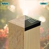 6x6 Post Caps for 5.5inx5.5in Wood Fence Post, Water-Proof UV-Proof