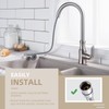 Angle Simple Kitchen Sink Sprayer Replacement, Faucet Head Attachment, Stream