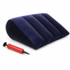 Inflatable Wedge Pillow for Travel and Camping – Lightweight Lumbar,