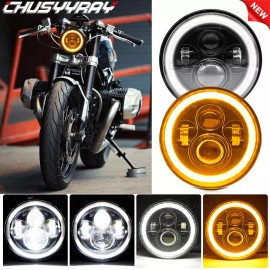 CHUSYYRAY For SUZUKI SV650 Motorcycle 7' inch Projector LED Headlight with Turn Signal DRL