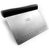 Vel. Professional Stainless Steel Dough Pastry Cutter Scraper - Ergonomic