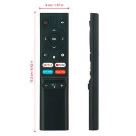 Replacement Universal Voice Remote Control Suitable for Saba Hyundai Tecnomaster Hyundai TV SA24S56A11 SA32S77A11 SA43K77A11 SA50K77A11 SA55K77A11, with Voice Function