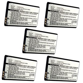 Synergy Digital Baby Monitor Batteries, Compatible with Detewe Vision 4000 Baby Monitor, (Li-Ion, 3.7V, 1050 mAh), Combo-Pack Includes: 5 x SDOTH-L7116 Batteries