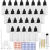 DONQL 26pcs 30ml Dropper Bottle, Empty Squeezable Dropper Bottles, Eye