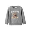 NAME IT Nmfrear LS Sweat Bru, Grigio, 110