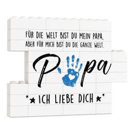 Craftique Dad Gift, Building Block Puzzle Decoration, Birthday Gift for Dad, Father Gift, Best Dad Gifts, Gifts for Dads for Birthday, Father's Day, Christmas, Easter