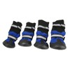 4Pcs Dog Boots Waterproof Pet Booties Reflective Breathable Wearproof High