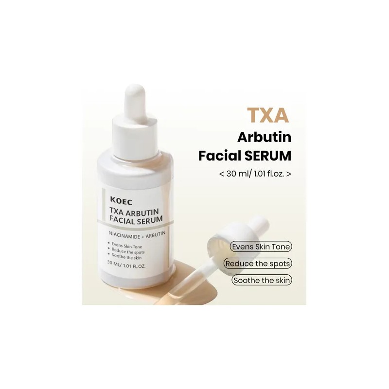 Esencia Hidratante Facial Koec Arbutin Txa, Calmante Y No