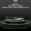 SWANLAKE 8PCS Extra Long Double Box End Wrench Set, CR-V,