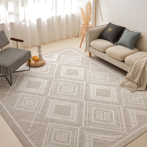 COOVA Vintage Printed Extra Large Living Room Area Rug –