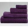 Luxury linenHall 650gsm Plain Aubergine Purple Hand Towel (SEE SIZE
