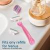 TEITEAI 2 Pack Replacement Razor Handle Compatible with Venus only