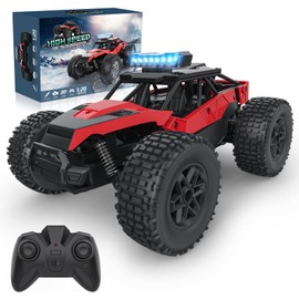 FUIOCOCP Remote Control Car Monster Truck, RC Offroad All Terrain Birthday Gift Kids Boy 6 7 8 9 10 11 12 Years Off-Road Vehicle Racing Car with 2.4GHz Remote Control Remote Car Toy