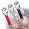 Roxon Mini BBQ Tool 4 in 1 Barbecue Cutlery Red