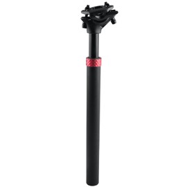 Azarxis Bike Suspension Seatpost Bicycle Seat Post 27.2 28.6 30.4 30.9 31.6 mm 350mm Shock Absorber Lightweight Aluminum Alloy Adjustable for Mountain Bike Road Bike E-Bike MBT BMX DH (31.6 x 350mm)