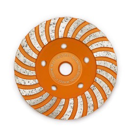 Diamond Cup Surface Grinding Wheel,BGTEC 100MM Turbo Row Concrete Diamond Grinder Disc with M14 thread for Polishing and Cleaning Grinder Concrete Granite Stone Marble Masonry