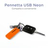 Integral Neon 128GB USB 2.0 Flash Drive - Orange