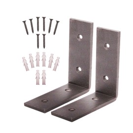 Rustic Shelf Brackets for Scaffold Boards Heavy Duty Pair (100 x 100mm)