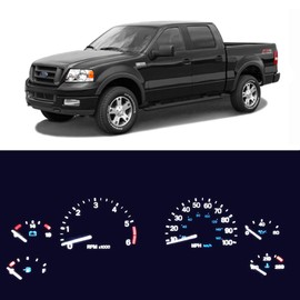 WLJH Super Bright White Dash Instrument Cluster Lights Panel Gauge Illumination Led Bulb Kit For Ford F150 F250 2000-2008, Pack of 11