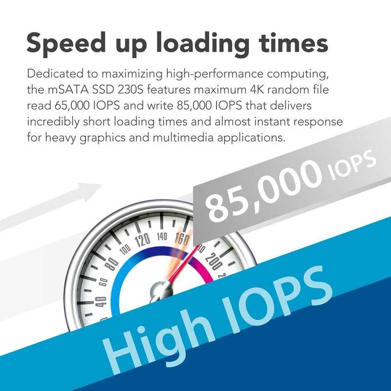 Transcend MSA230 128GB mSATA SSD with Dram Cache, Up to