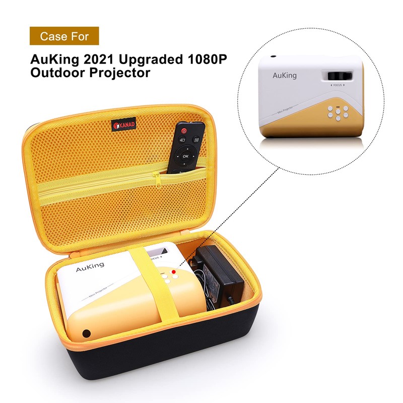 XANAD Hard Case for AuKing Mini Projector(2023 Upgraded)- Carrying Storage
