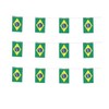 Brazil Flags Brazilian Small String Mini Flag Pennant Banner Decorations