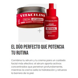 Skincare Facial Vitacilina Antiarrugas Crema+serum Todo Tipo De Piel Día/noche