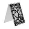 arriettycraft Clock Background 3D Pattern Plastic Embossing Folder for Scrapbook