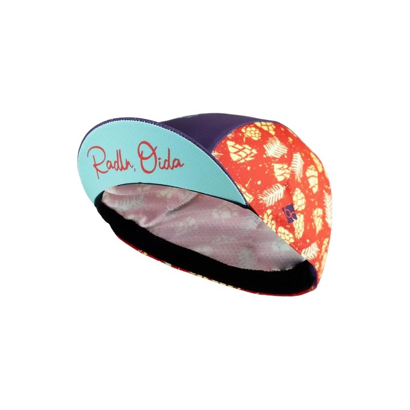 Bavarian Caps Unisex Hop Harvest Radl Hat, Red, One Size,