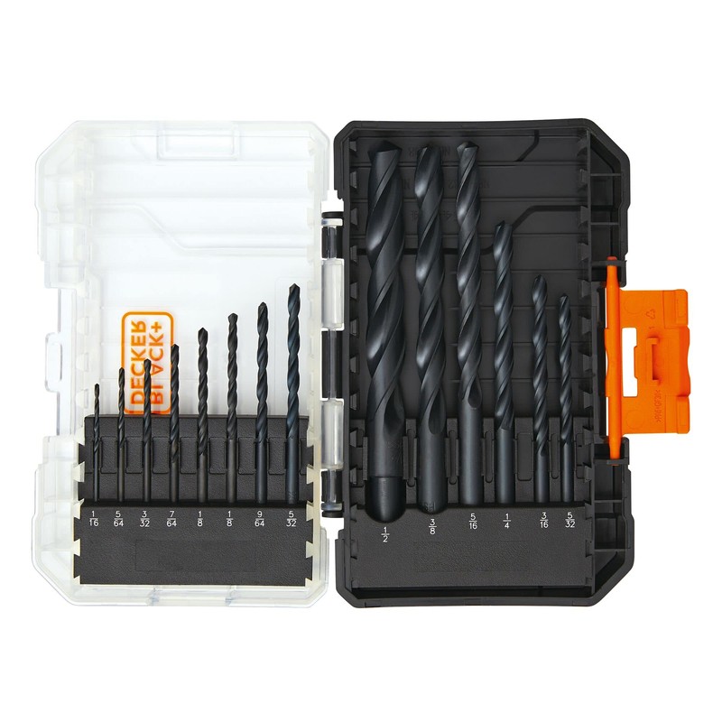 BLACK+DECKER BLACK + DECKER Drill Bit Set, 14-Piece (BDABO14SET)