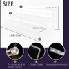 12 IN Clear Display Riser Stand with LED Light， Acrylic
