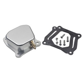 Billet Valve Cover for Predator 212cc 196cc Non-Hemi Clone,for Coleman CT200U BT200X Mini Bike,for Honda GX160-GX200, Silver