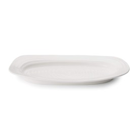 Portmeirion - Sophie Conran Collection - White Sandwich Tray - Measures at 13.5" x 9" - Dishwasher, Microwave, Freezer, and Oven Safe