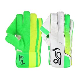 Kookaburra LC 4.0 Wicket Keeping Glove, Size Junior, Green/Yellow/White
