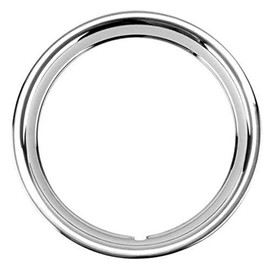 United Pacific A6224-2 - Wheel Side Ring - 16" Smooth Stainless Steel Beauty Rim