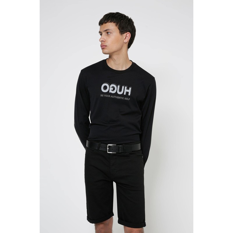 HUGO Gionios SZ40 Men's Belt, Black001, 85