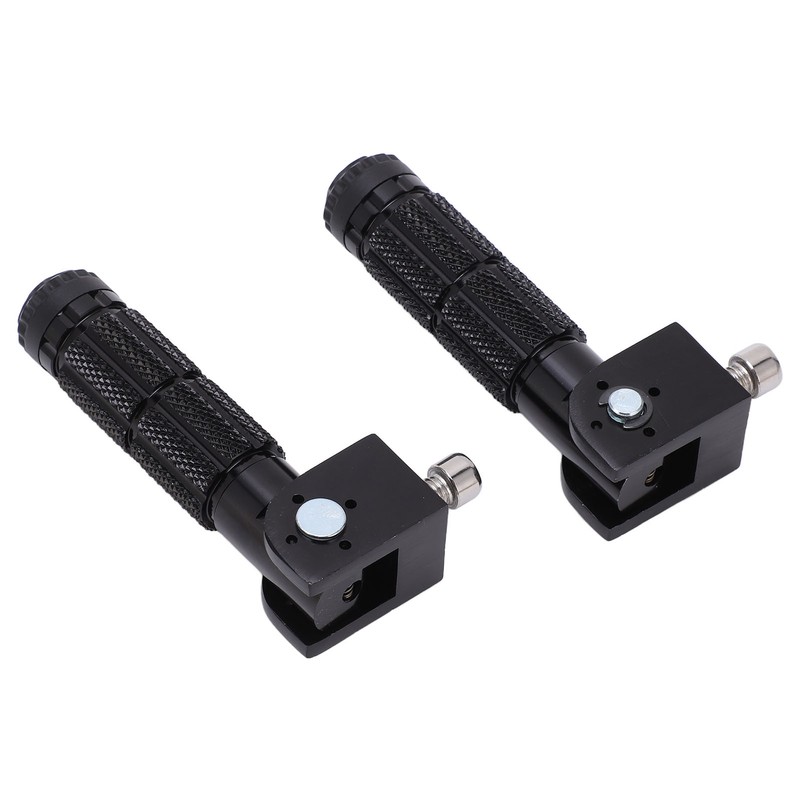 1 Pair Universal Motorcycle Footrests Rear Set Footpegs with 8mm
