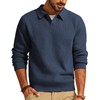 PJ PAUL JONES Mens Sweater V Neck Pullover Polo Sweater